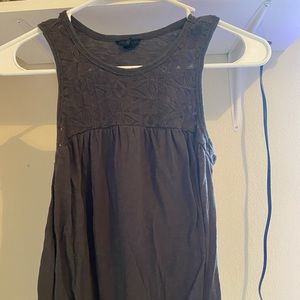 Dark gray tank top